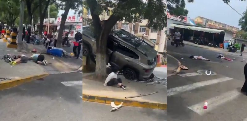 北京密云区育才路发生重大交通事故 一轿车操作失控冲撞多名学生 现场视频完整版曝光！-51吃瓜网