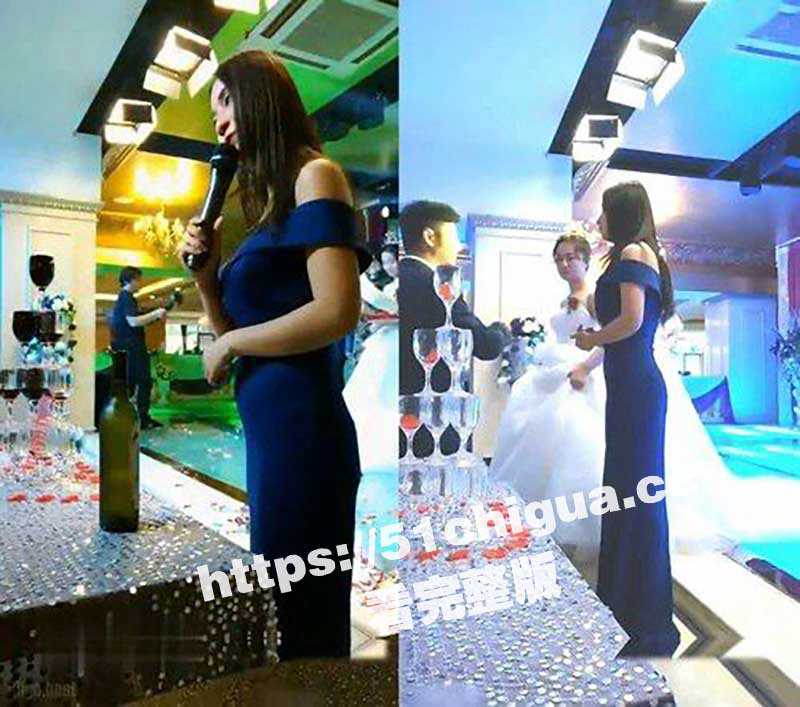 超刺激 ！主持婚礼的美女司仪小穴竟然塞着跳蛋  真是淫领风骚  新人这辈子估计都没见过这阵仗-51吃瓜网